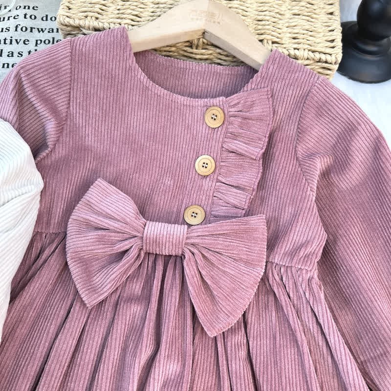 Toddler Corduroy Bow Dress - image 10