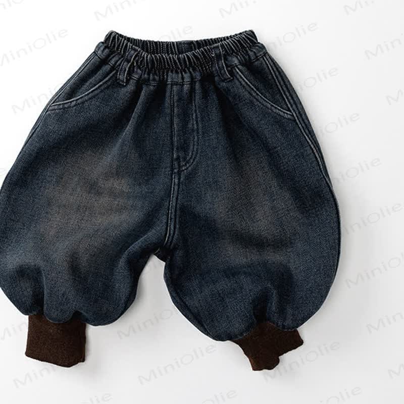 GOOD LUCK Baby Toddler Bear Jean Pants - image 4