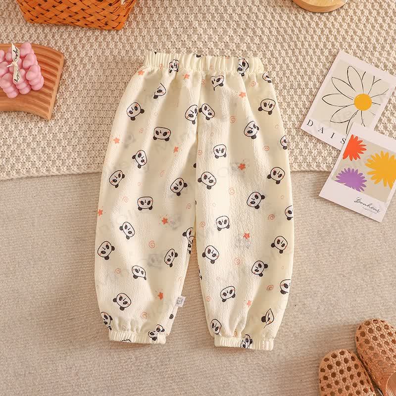 Toddler Strawberry Flower Dots Animal Pants - Panda - 12-13T - image 10