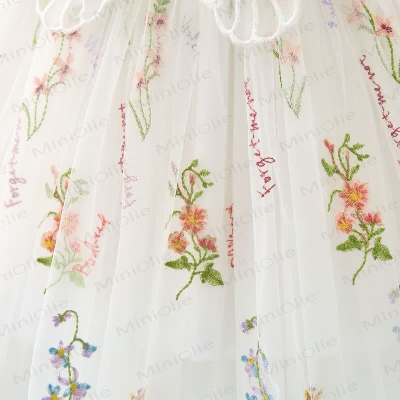 Baby Toddler Girl Butterfly Flower Mesh Dress - image 12