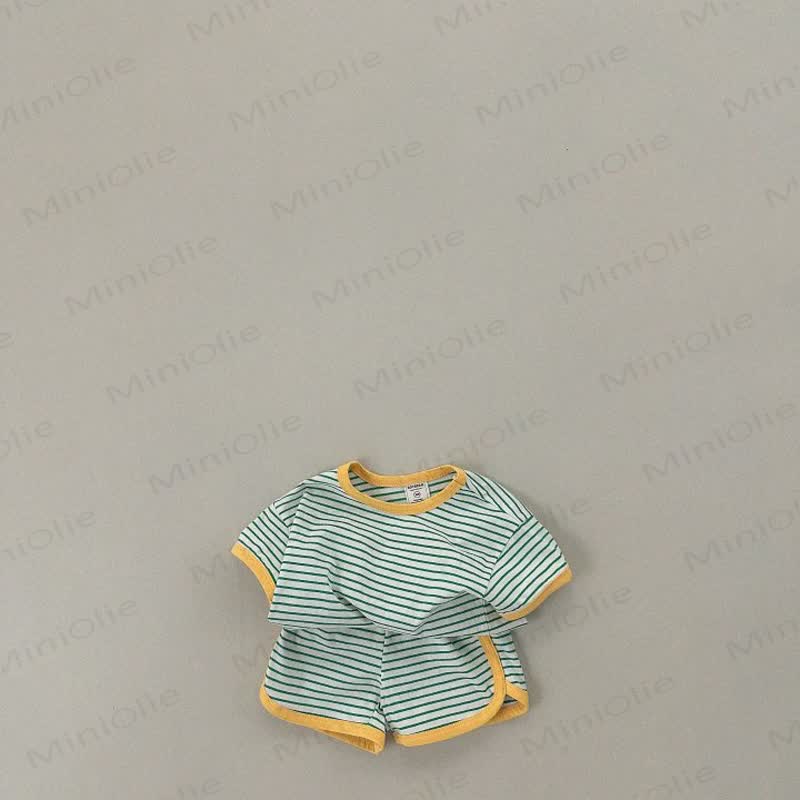 Toddler 2-Piece Striped Lovely Set - Yellow - 7-9T - image 5