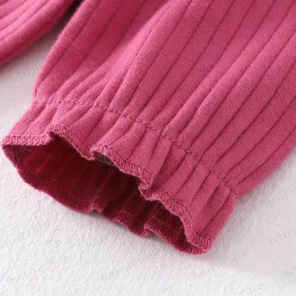 Baby Solid Color Shawl Cardigan T-shirt - image 10