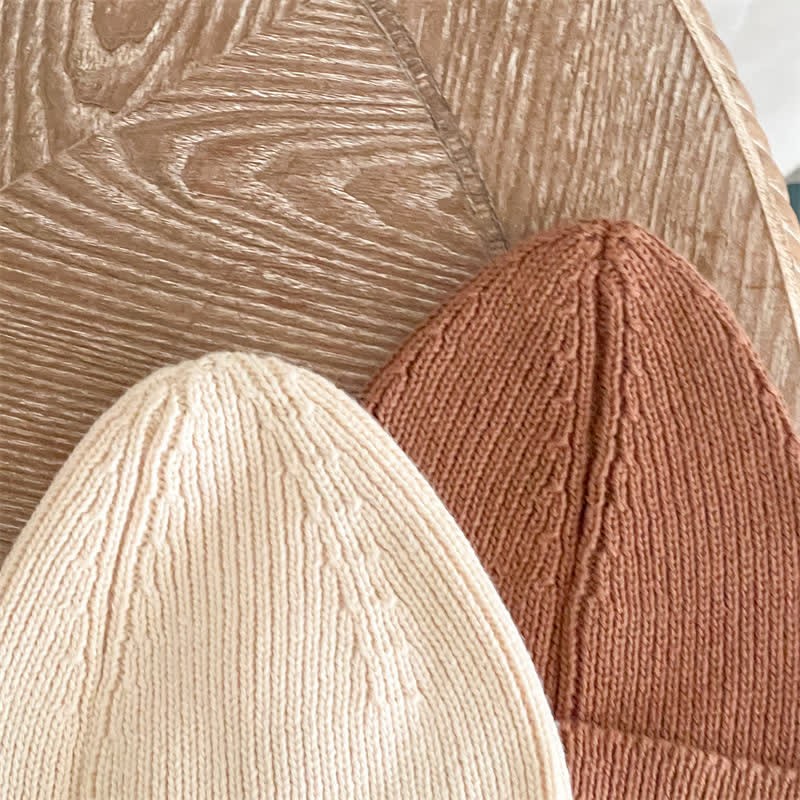 Baby Embroidered Smile Face Beanie - image 8