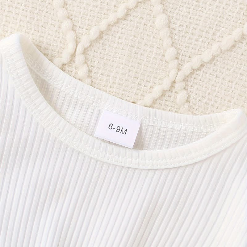 Baby Girl Bow Notched Collar Coat & Check Dress - image 6