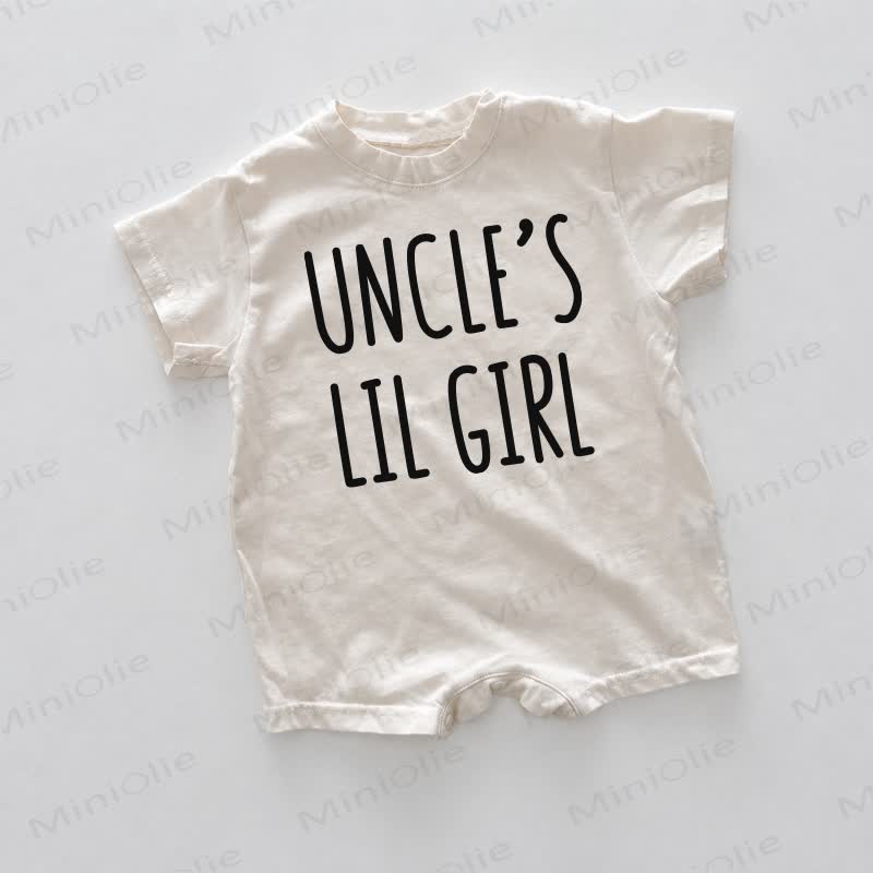 UNCLE'S LIL GIRL Baby White Print Romper - White - 18-24M - image 1