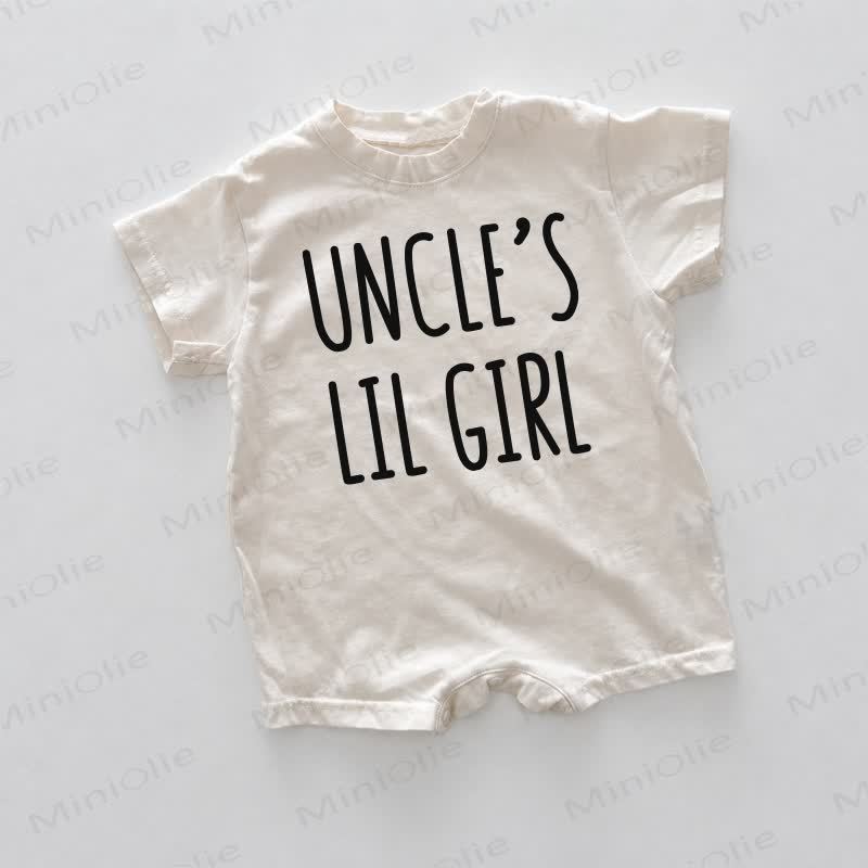 UNCLE'S LIL GIRL Baby White Print Romper - White - 18-24M - image 1