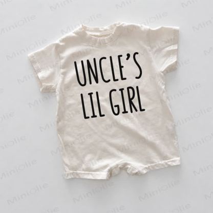 UNCLE'S LIL GIRL Baby White Print Romper - White - 18-24M - image 1