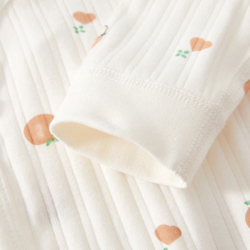 Baby Pink Tomato Print Wrap Romper - image 5