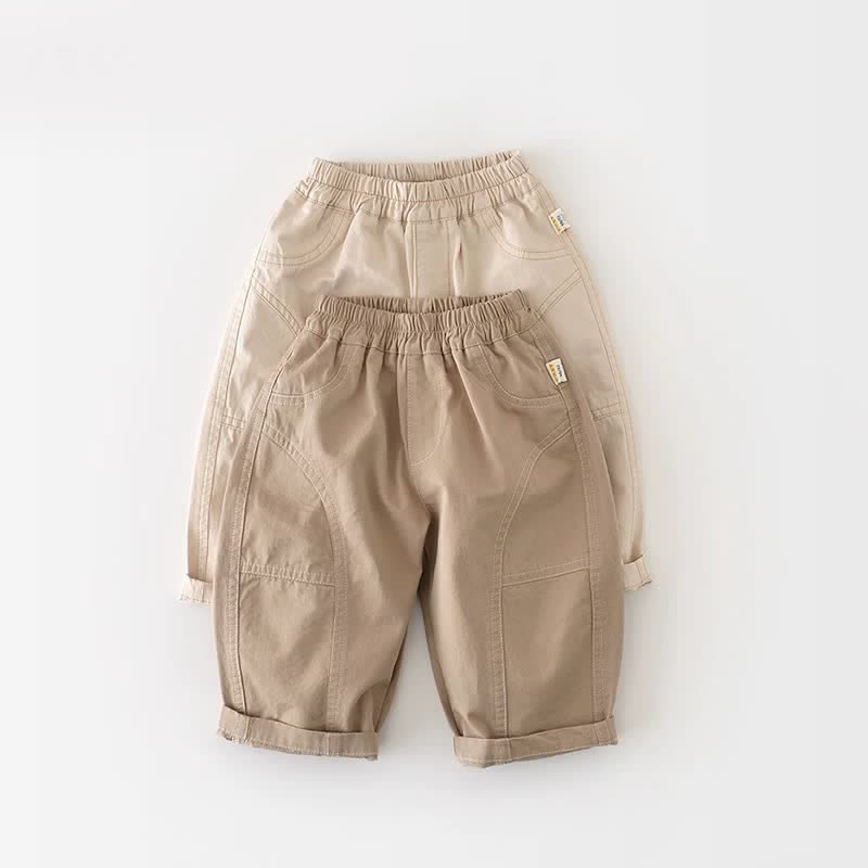 Baby Toddler Loose Solid Color Pants - image 5
