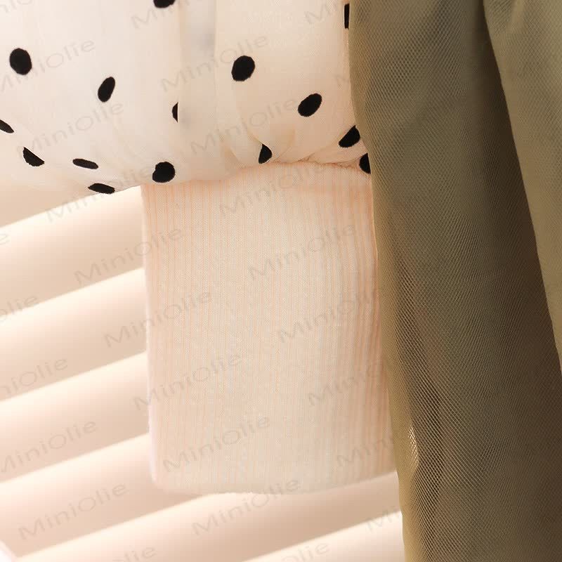 Baby Toddler Girl Mesh Flower Dot Dress - image 8