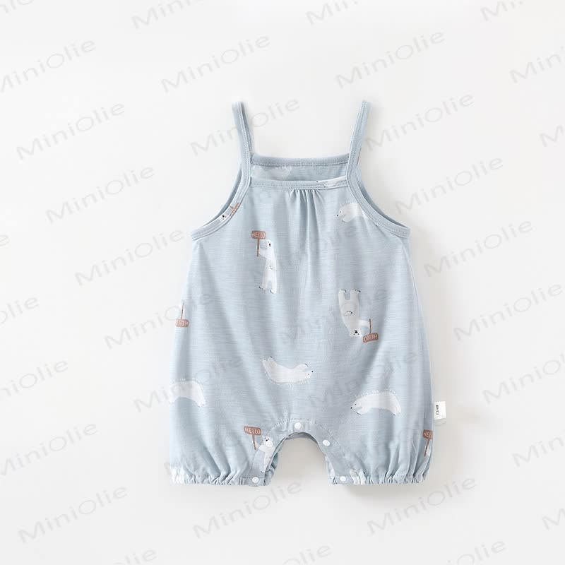 Baby Animal Print Romper - Blue - 3-4T - image 5