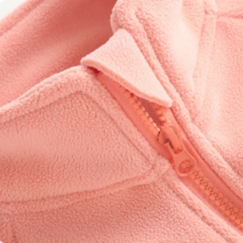 Toddler Baby Bear Patch Fleece Zip Up 2-piece Set - image 9