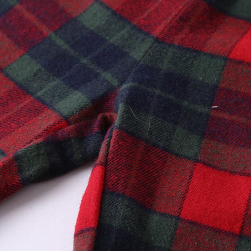 Toddler Cozy Classic Plaid Pajama Set or Dress - image 15