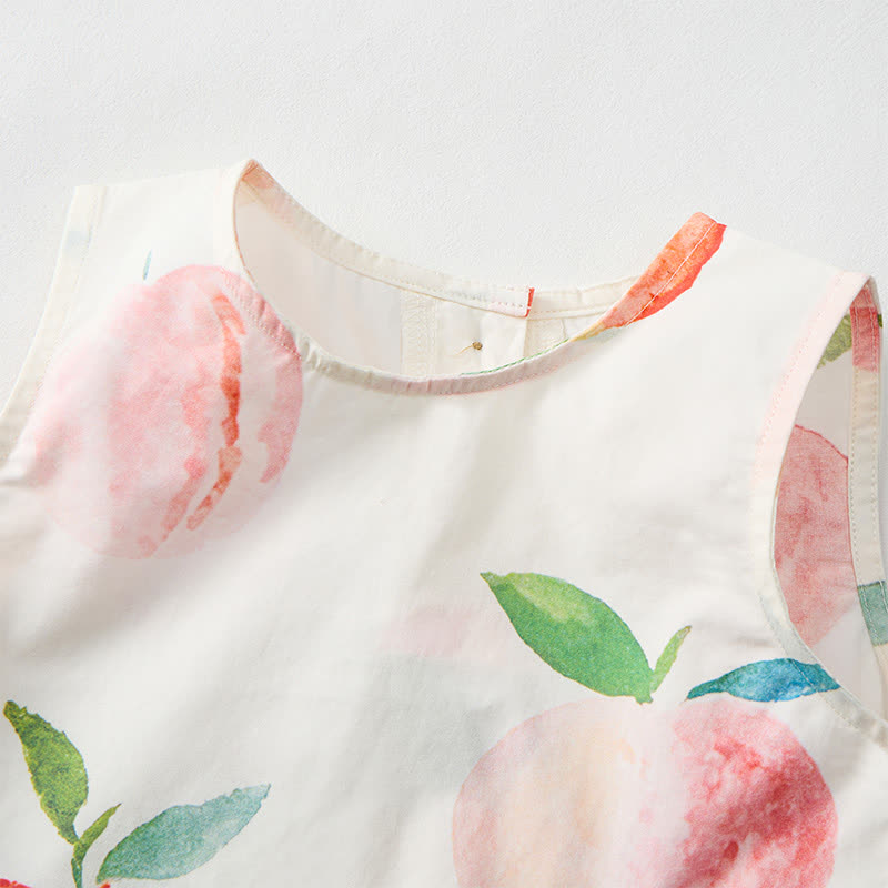 Baby Toddler Peach Yellow Top and Shorts 2-piece Set - image 5