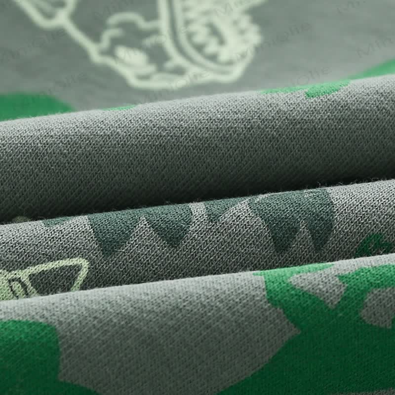 Kid Boy Dinosaurs Grey Green Sweatshirt - image 6