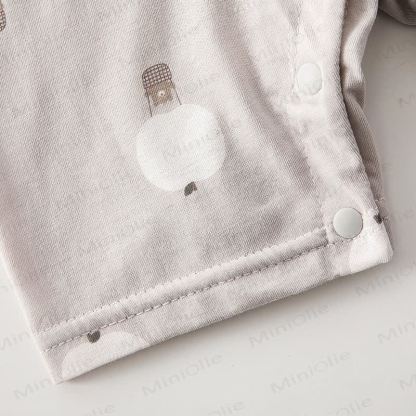 Baby Cotton Animal Print Romper - image 10