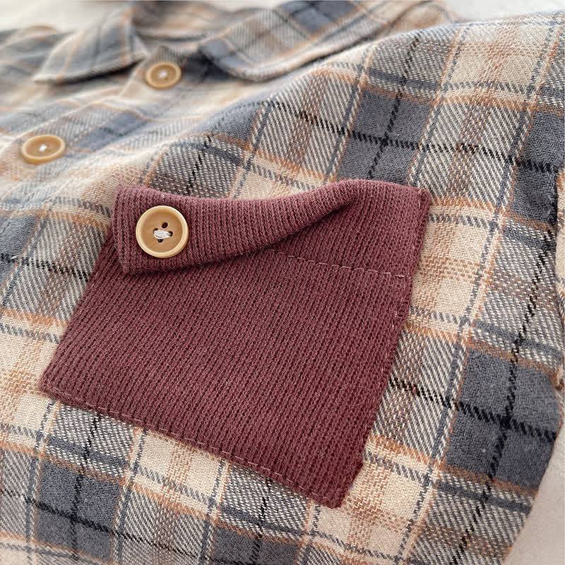 Baby Toddler Boy Plaid 2-piece Set - image 14