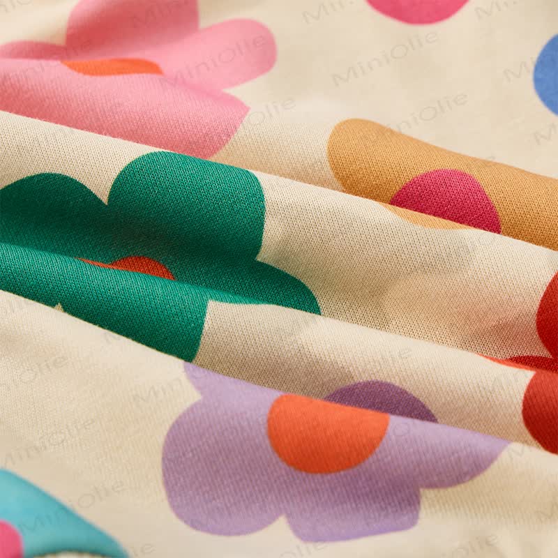 Baby Dopamine Flowers 2-piece Beige Set - image 5