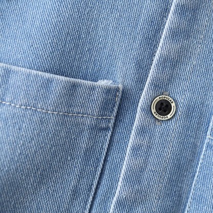 Baby Hole Denim Pocket Romper - image 9