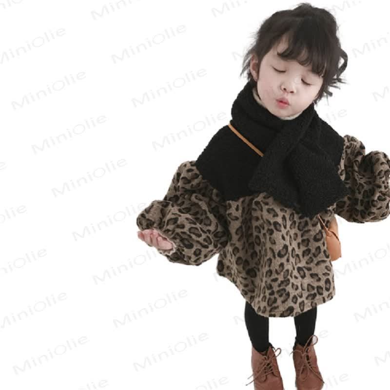 Toddler Girl Leopard Print Fleece Dress - image 5