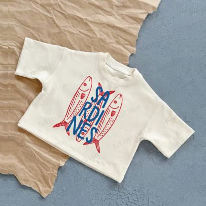 SARDINES Baby White T-Shirt - White - 2-3T - image 1