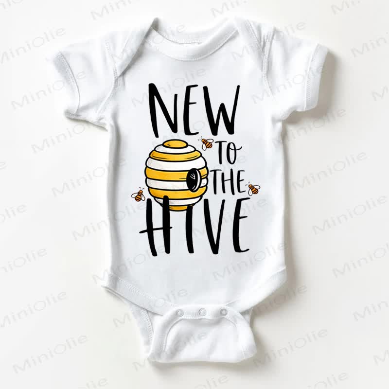 NEW TO THE HIVE Baby White Bodysuit - White - 18-24M - image 1