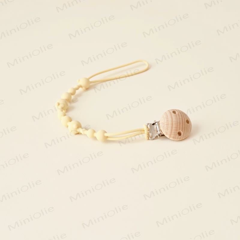 Baby Silicone Bear Pacifier Clip - Yellow - 0-24M - image 8