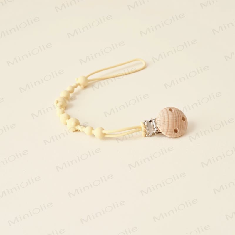 Baby Silicone Bear Pacifier Clip - Yellow - 0-24M - image 8