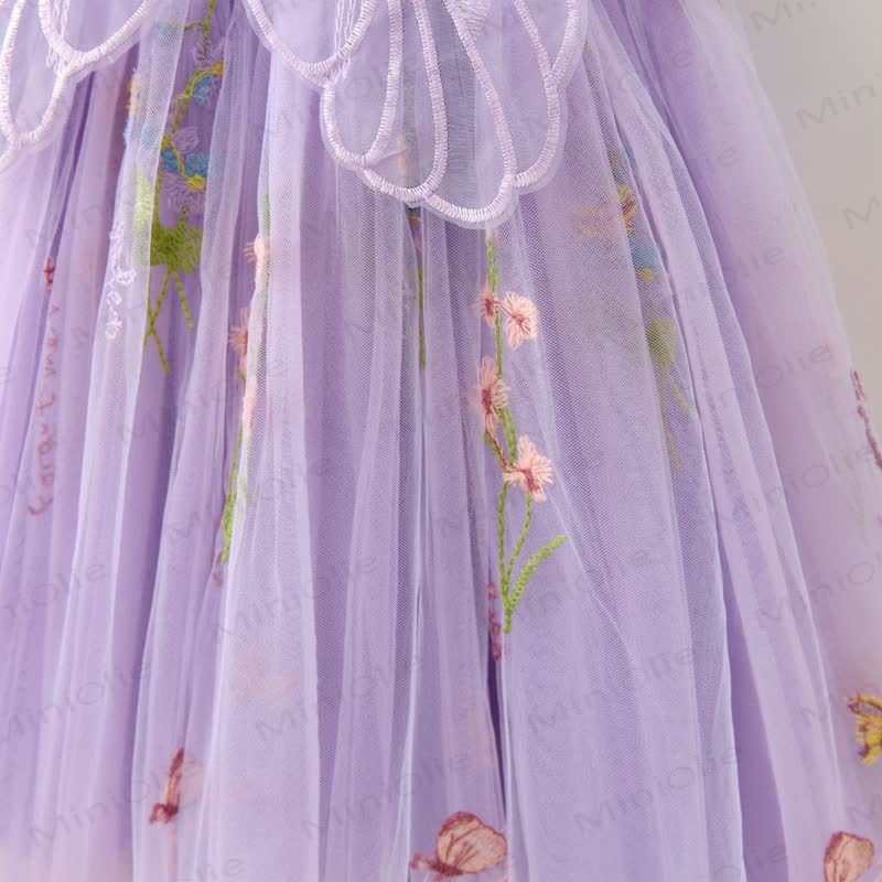 Baby Toddler Girl Butterfly Flower Mesh Dress - image 14