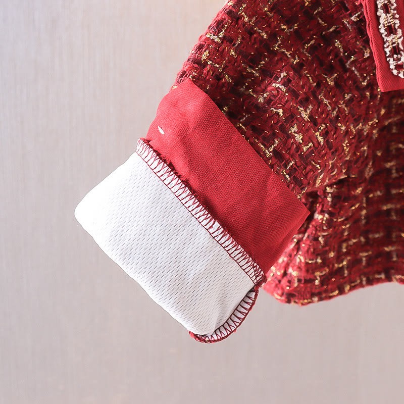 Baby Toddler Bow Sweet Red Set - image 11