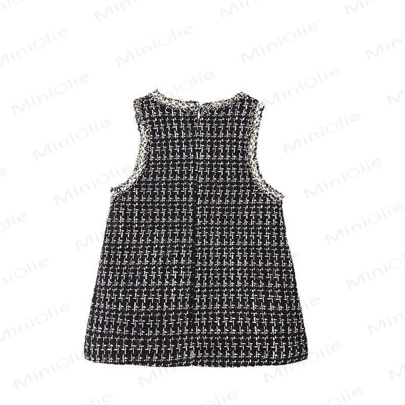 Toddler Girl Black Chanel-inspired Dress - image 5