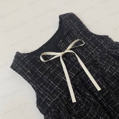 Baby Toddler Plaid Bow Dress - image 7