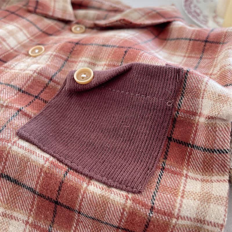 Baby Toddler Boy Plaid 2-piece Set - image 7