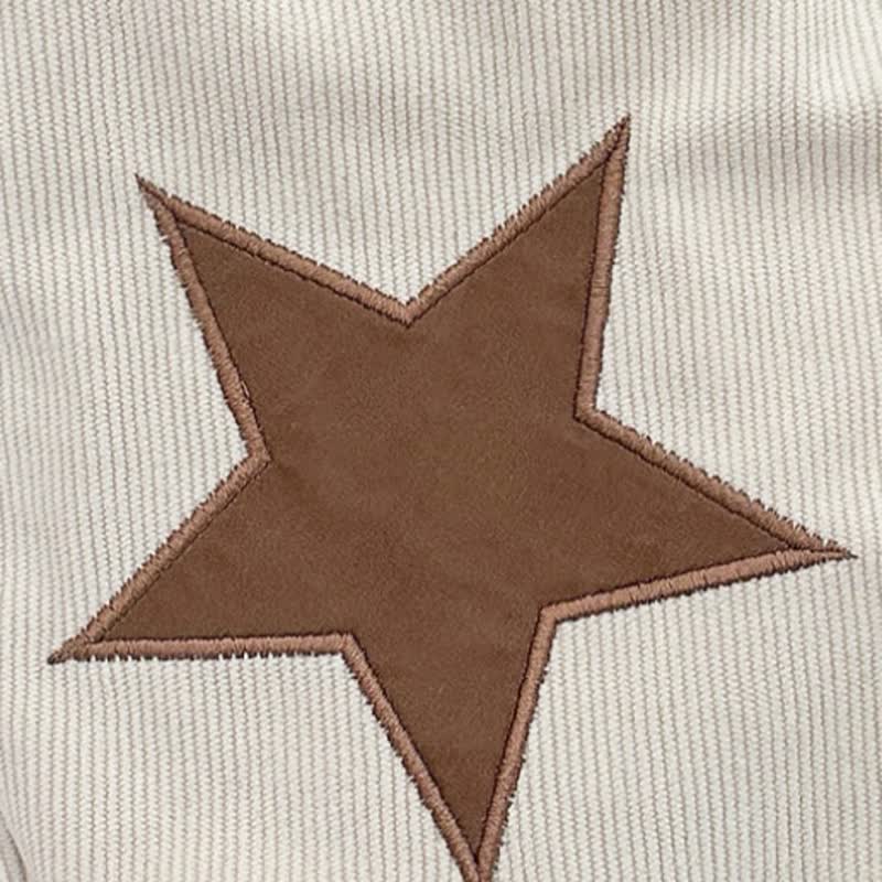 Toddler Baby Star Patch Fleece Corduroy Pants - image 5