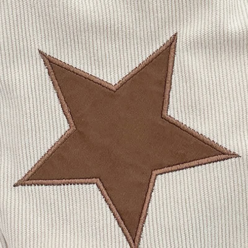 Toddler Baby Star Patch Fleece Corduroy Pants - image 5