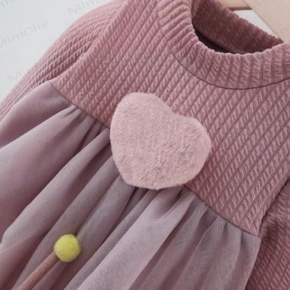 Baby Girl Love Mesh Dress - image 5