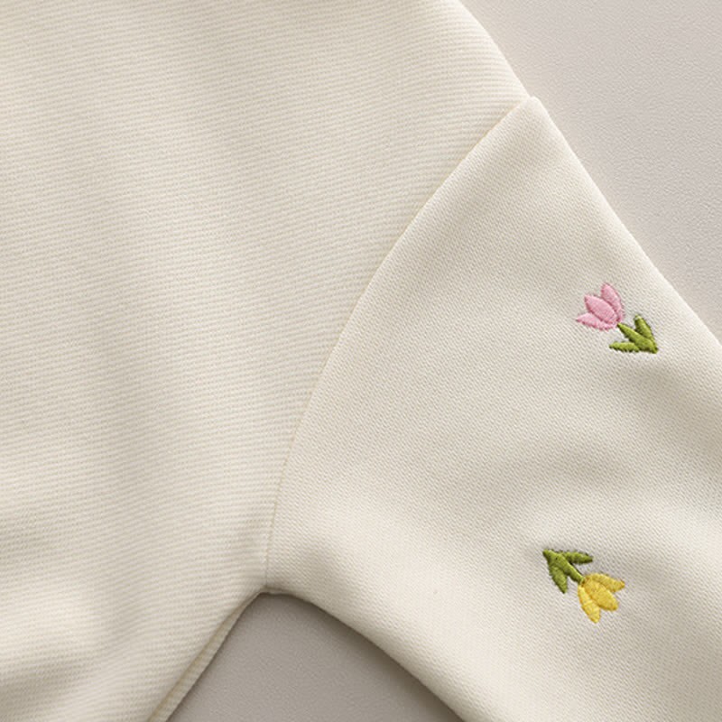 Toddler 2-Piece Lovely Flower Denim Set - image 8