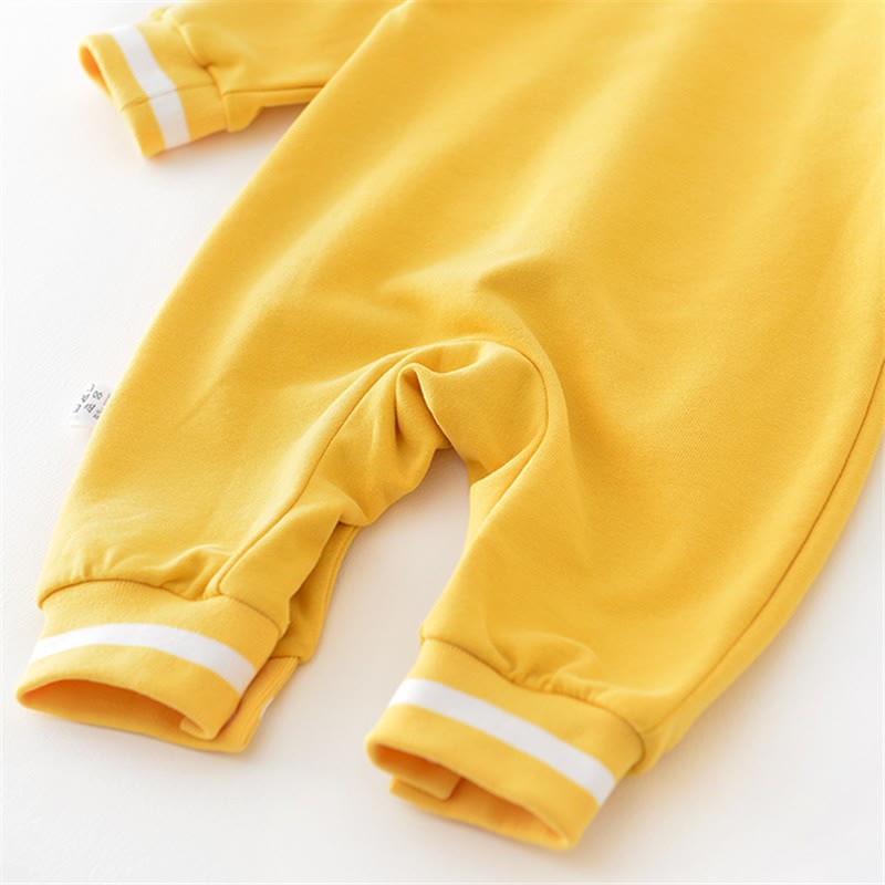  CUTE DUCK Baby Yellow Sweatshirt Romper - image 11