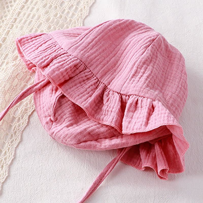 Baby Solid Color Pocket Sleeveless Romper with Hat - image 13