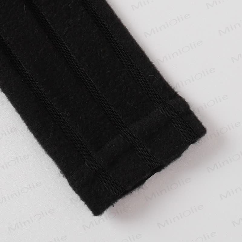 Toddler Kid Girl Dot Bow Fur Tank Top & Black Dress - image 7