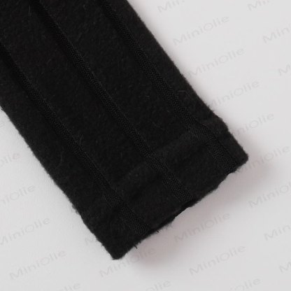 Toddler Kid Girl Dot Bow Fur Tank Top & Black Dress - image 7