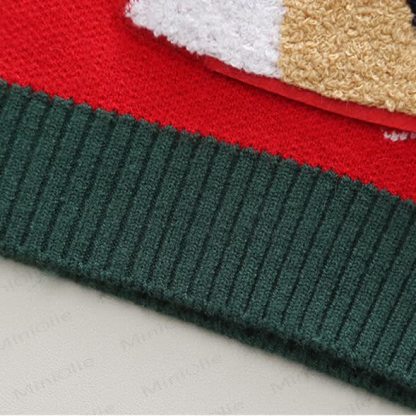 Toddler Lovely Reindeer Snow Knitted Sweater - image 16
