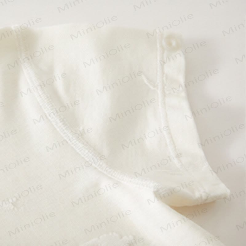Baby Modal Bird Jacquard Purelysoft  Short Sleeves Romper - image 8