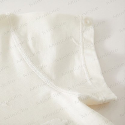 Baby Modal Bird Jacquard Purelysoft  Short Sleeves Romper - image 8