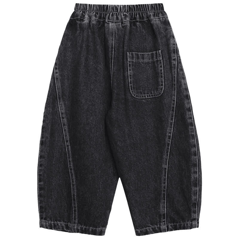 Toddler Boys Black Denim Pants - Black - 10Y - image 8