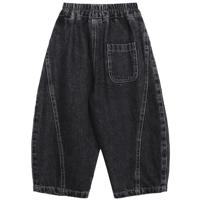 Toddler Boys Black Denim Pants - Black - 10Y - image 8