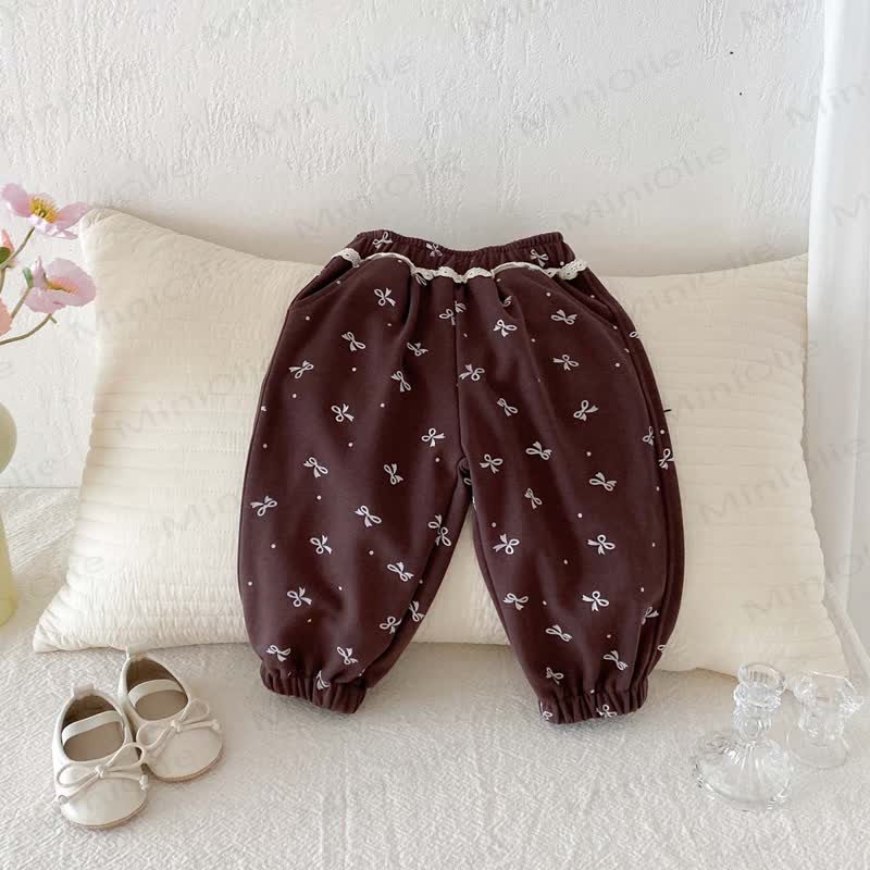 Baby Girl Bowknot Jogger Pants - image 16