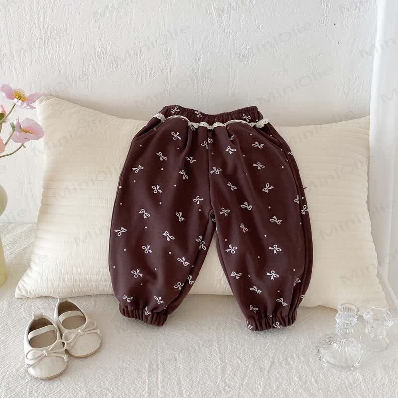 Baby Girl Bowknot Jogger Pants - image 16