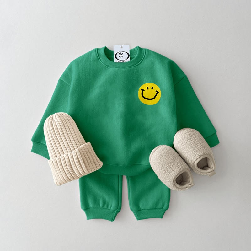 Baby Simple Smile Sweatsuit Set - Green - 2-3T - image 9