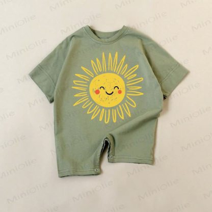 Baby Sun Green Romper - Green - 18-24M - image 1